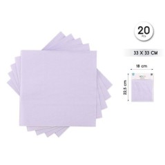 Servilletas Lila 20 uds 33 cm 8433584944354 94435