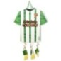 Piñata Camiseta futbol blanco y verde 50 cm