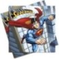 Servilletas superman 20 uds 33x33 cm cumpleaños