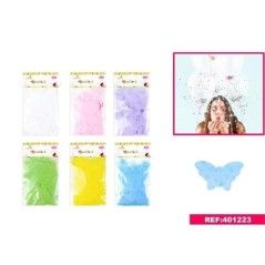 Confeti mariposas unicolor 15 gr 8800884012234 401223