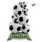 Globo balones futbol en campo 150x83 cm aire
