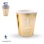 Vasos oro 40 cumpleaños 6 uds