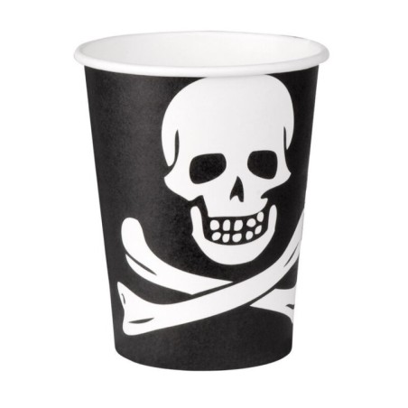 Vasos piratas 10 uds cumpleanos 8712026742681 74268
