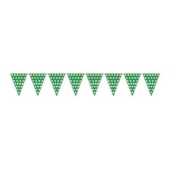 Banderas triangulares plastico verde puntos 5 metr 8422935600797 60079