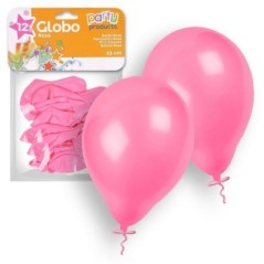 Globos rosas 12 unidades 23 cm 9  latex 8424345683858 68385