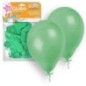 Globos verde oscuro 12 unidades 23 cm 9  latex