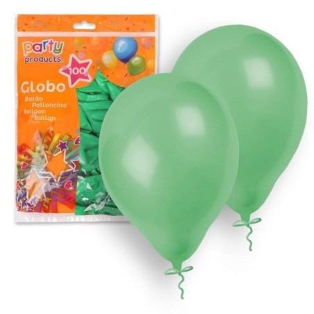 Globos verde oscuro 100 unidades 23 cm 9  latex 8424345683964 68396