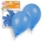 Globos azul  12 unidades 23 cm 9  latex
