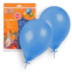Globos azul 100 unidades 23 cm 9  latex 8424345684008 68400