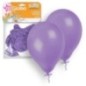 Globos lila 12 unidades 23 cm 9  latex