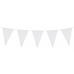 Banderin triangular blanco 25 mt 20x30 cm 8422935601657 60165