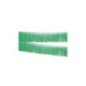 Fleco plastico verde lunares blancos 10 metros feria