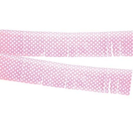 Fleco lunares rosas 10 metros decoracion 8423138535459 016001128VE
