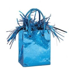 Peso para globos bolsa de regalo azul. globos baratos online 8433584550623 49013