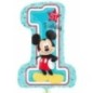 Globo nº 1 mickey mouse feliz cumpleaños