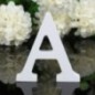 Letras en madera blanca 11 cm