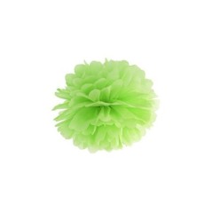 Pom pom verde manzana de papel de 25 cm para decoraciones 5901157471635 PP25 102J