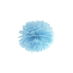 Pom pom azul claro de papel de 35 cm para decoraciones 5902230705371 PP35 093J
