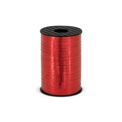 Lazo rojo metalico para globos o decoraciones 225 mt x 5 mm 5902230748996 M5 007
