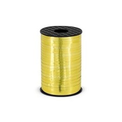 Lazo oro metalico para globos o decoraciones 225 mt x 5 mm 5902230748958 M5 019