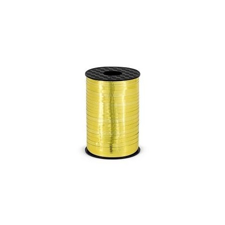 Lazo oro metalico para globos o decoraciones 225 mt x 5 mm 5902230748958 M5 019