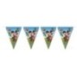 Banderin triangular la patrulla canina 230 cm cumpleaños