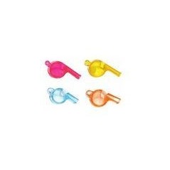 Silbato transparente 25 unidades pito baratija 8435525833512 31505 1