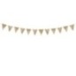 Banderin triangular papel Kraf 18 cm 2,1 metros