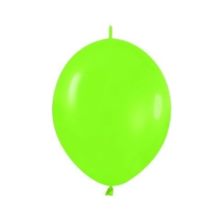 Globo Link O Loon 12 Verde Lima Sempertex 25 uds 30 cm cadena 7703340842646 LOL 031