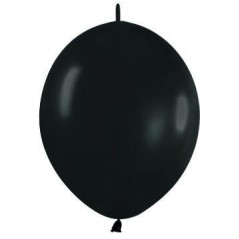 Globo Link O Loon 6 Negro Sempertex 50 uds 15 cm cadena 7703340501468 LOL6 080