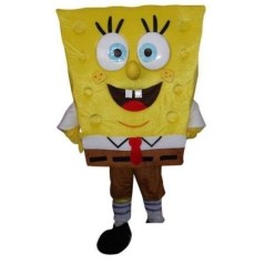 Disfraz Esponja marina mascota cabezudo  B ESPONJA