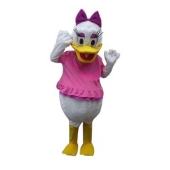 Disfraz patita rosa mascota cabezudo  DAISY