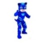 Disfraz gato azul mascota cabezudo