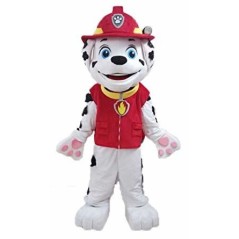 Disfraz perro bombero mascota cabezudo  MARSHALL