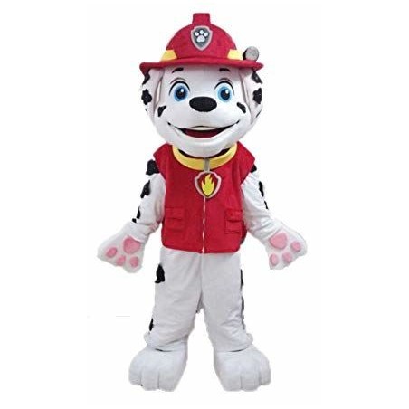 Disfraz perro bombero mascota cabezudo  MARSHALL