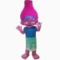 Disfraz trol rosa cabezudo mascota