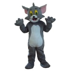 Disfraz gato animado mascota cabezudo  TOM