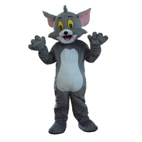 Disfraz gato animado mascota cabezudo  TOM