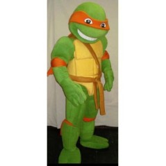 Disfraz tortuga ninja mascota cabezudo  TORTUGA