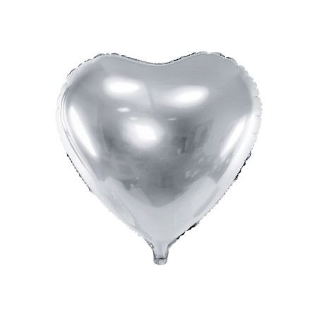 Globo forma corazon 45 cm plata 5902230771932 FB9M 018