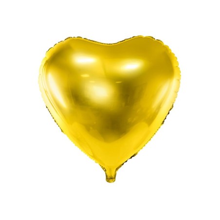 Globo forma corazon 45 cm oro 5902230771949 FB9M 019