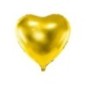 Globo forma corazon 45 cm oro