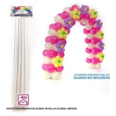 Estructura arco de globos 4 metros 8435127145921 14592