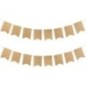 Guirnalda banderines triangulares craft 5,5 mt