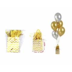 Peso para globos de helio oro bolsa regalo 8800858418277 841827AI