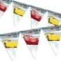 Banderin triangular cumpleaños Cars 2,30 mt