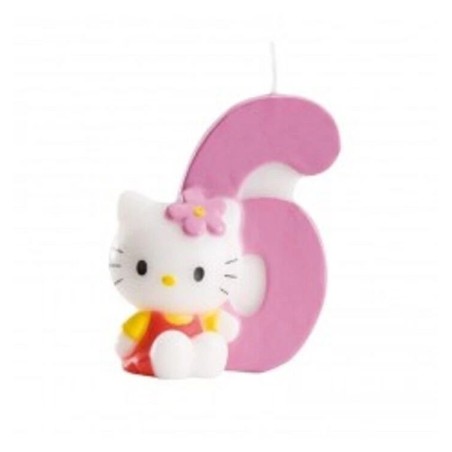Vela Hello Kitty cumpleanos numero 6 8435035199467 19946