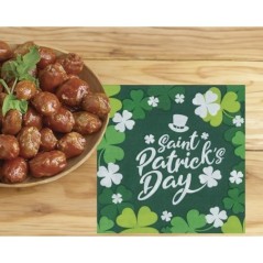Servilletas San Patricio 20 uds de 16 cm 8434077311677 31167