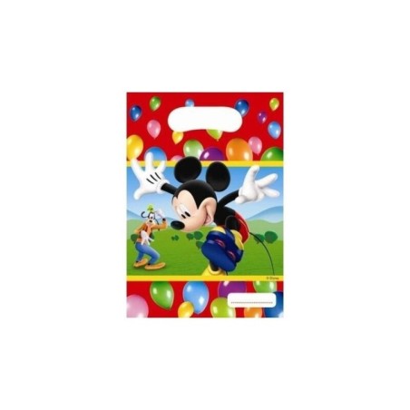 Bolsas detalles cumpleanos Mickey Mouse 6 uds 5201184802472 80247