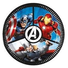 Platos los vengadores cumpleanos 8 uds 20 cm 5201184972991 97299